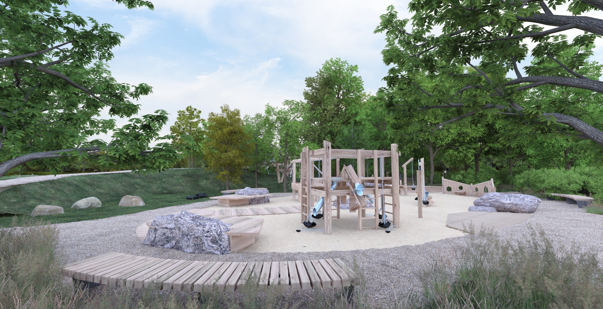 Woodside Community Sports Hub Village