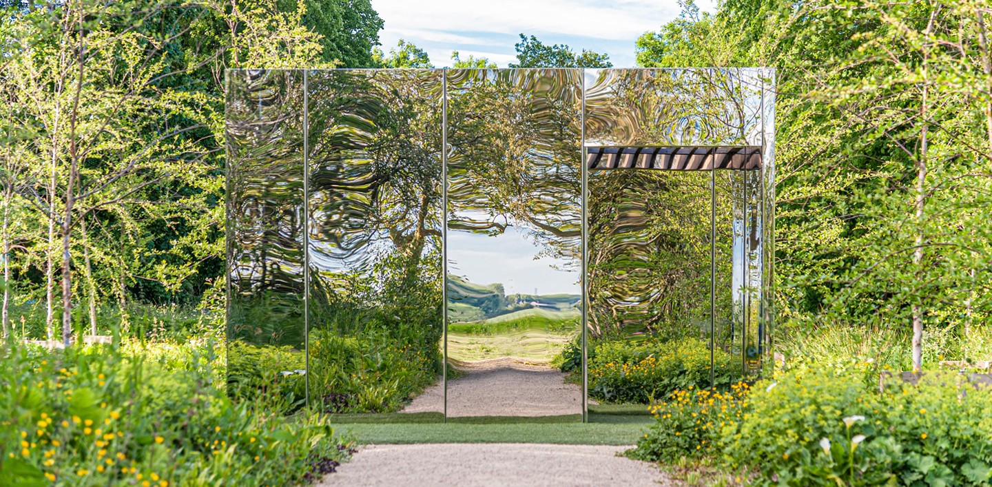 Seaton Delaval Hall 'The Curtain Rises' - The Mirror & Dark Matter Cubes